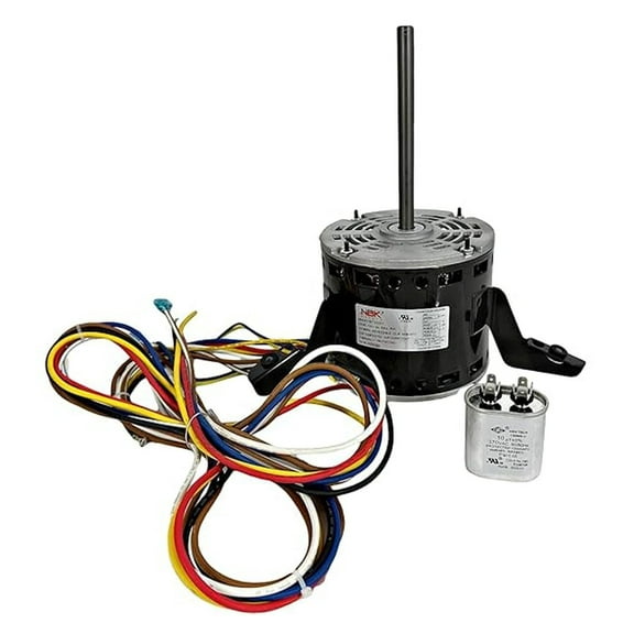 Packard 43787 HVAC 1/2 , 1075 RPM Furnace Blower Fan Motor for Century FML1056, 3787, 5KCP39KGT785, Goodman 0131F00022, 03143, Grainger 3M979,
