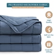 thumbnail image 6 of Casa Platino Quilted Blanket Twin XL Size - Pre Washed - Soft & Lightweight Bed Blanket Twin XL Size - All Season Down Alternative Blankets - Estate Blue, 6 of 8