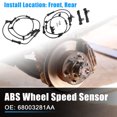 thumbnail image 2 of Unique Bargains 1 Set Front Rear ABS Sensor Wheel Speed Sensor 68003281AA 52125003AB for Jeep Wrangler 3.6L 2012-2017, 2 of 6