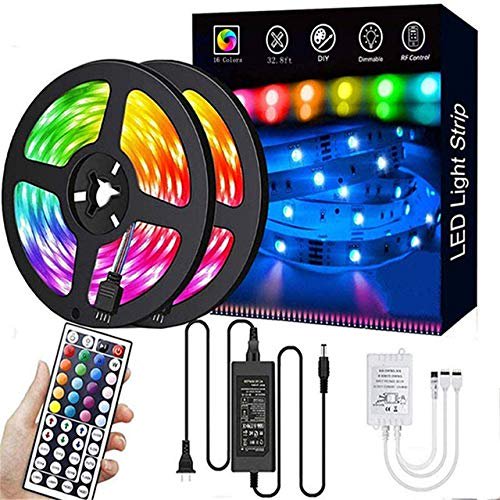 XIBUZZ WiFi + IR LED Strip Lights kit 32.8ft(10m) 44 Keys IR Remote