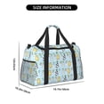 thumbnail image 3 of Disketp Cartoon Cat Bolsa de Viaje Tipo Duffle, Bolso de Mano para Fin de Semana para Mujer, Bolsa de Gimnasio Ligera para Hombre, Esencial para Viajes, 3 of 7