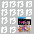 thumbnail image 6 of Confetti Number 13 White - Pouch (1/2 oz) - #7135, 6 of 8
