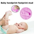 thumbnail image 2 of 4PCS20g Baby Care Hand Foot Inkpad Soft Clay Washless Footprint Mud (Pink), 2 of 7