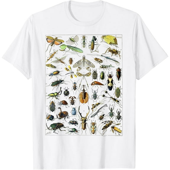 Insect Bug Entomology Print Gift Bug Print T-Shirt