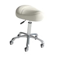 thumbnail image 4 of Elodie Saddle Stool Adjustable Nail Beauty Pulley Work Chair for Lab Salon Manicure Beige, 4 of 8