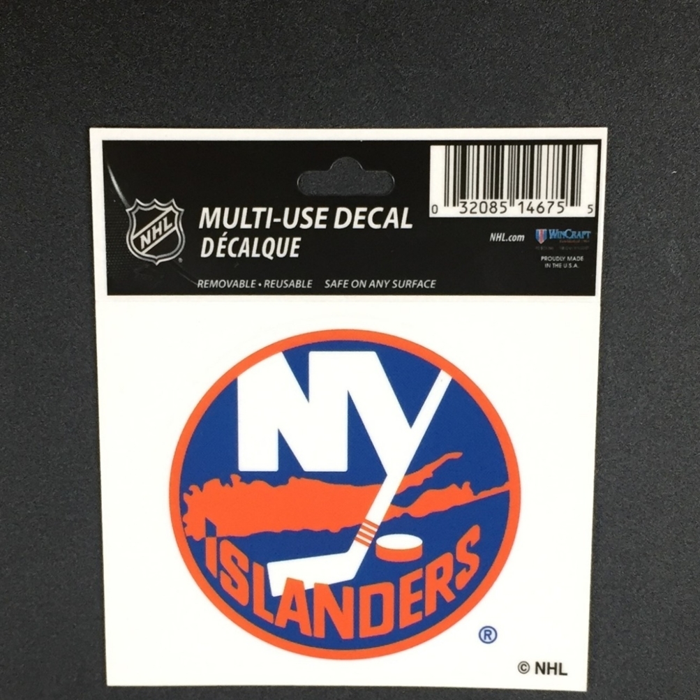New York Islanders 3x4 Inches Multi Use Decal Window, Car or Laptop! Reusable - image 2 of 2