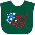 thumbnail image 3 of Inktastic Stylized American Flag Fourth of July Boys or Girls Baby Bib, 3 of 4