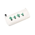 thumbnail image 3 of WREESH 3Pcs Pencil Case Stationery Storage Box Start School Cactus Creative Canvas Bag, 3 of 9