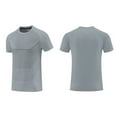 thumbnail image 4 of EWASWON Men's Slim Fit Quick-Dry T-Shirts for Gym & Daily Wear – Lightweight Breathable Mesh Fabric, Solid Colors,Dark Gray,Size XL, 4 of 4