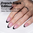 thumbnail image 2 of Press On Nails de la serie French Tip Black de SXC Cosmetics, 2 of 8