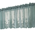 thumbnail image 1 of Cortinas cortas translúcidas bordadas con encaje Floral de 1 pieza para cocina hermosas decoraciones para ventana de comedor Zhivalor 223256-2, 1 of 2
