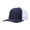 A-Navy2129, variant on Yuanlong Unisex Trucker Hat Color Block Mesh Baseball Cap Trendy Dome Design Everyday Ponytail Hat