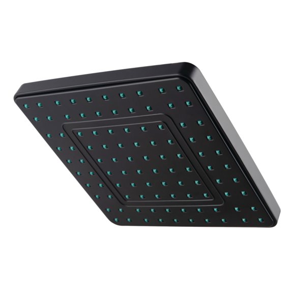 Kingston Brass KY4640 Claremont Full Spray Square Rain Shower Head, Matte Black
