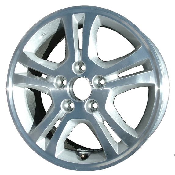 New 16x6.5 Inch Aluminum Wheel Rim 10 Spoke Silver Fits 2006-2007 Honda Accord