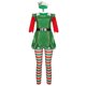 thumbnail image 1 of 1 juego de disfraces de Navidad, ropa de mujer, vestido de actuación, disfraz de niña, disfraz de elfo, 1 of 4