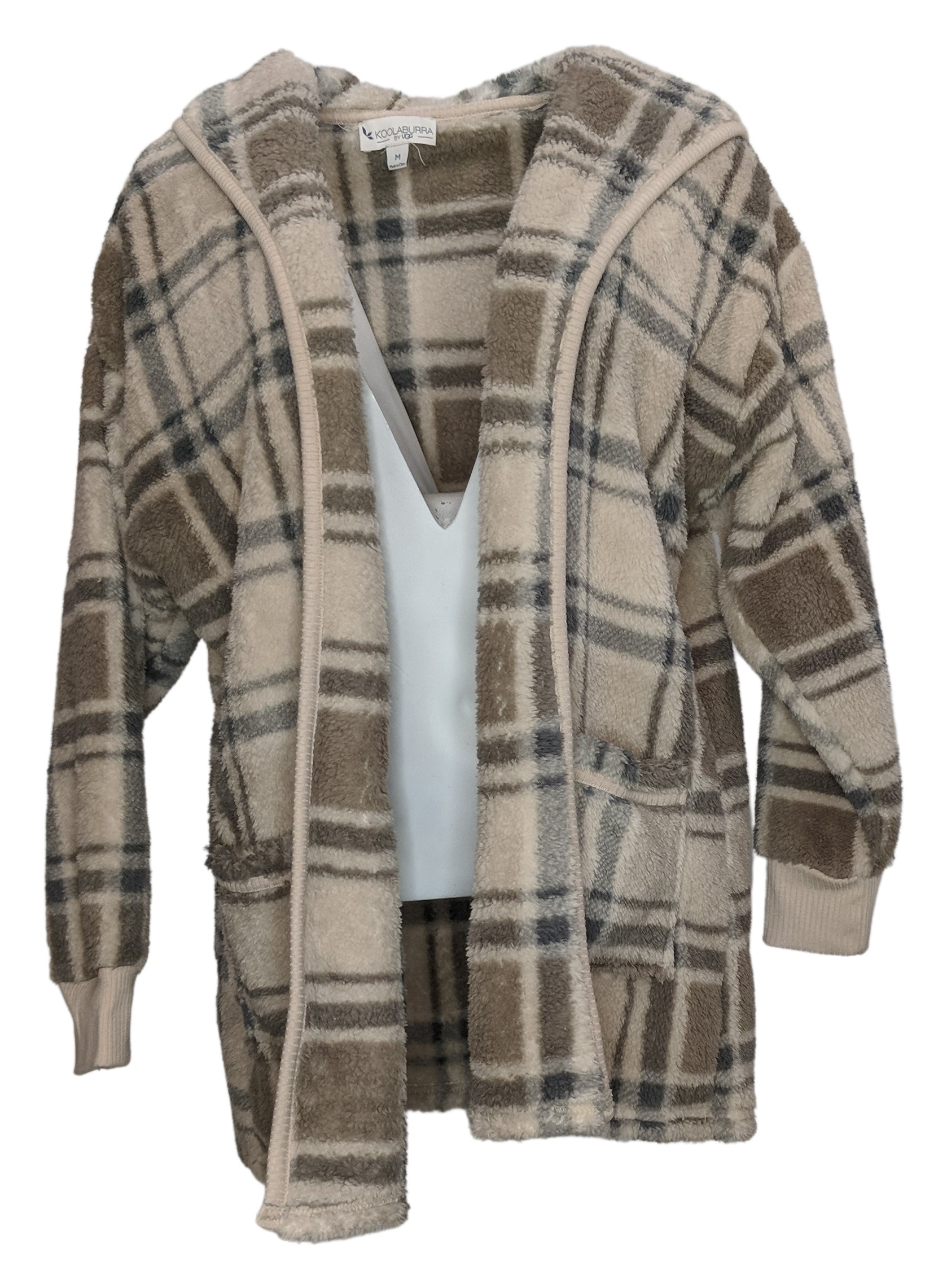Cozy Plush Cardigan Ivory A386142 