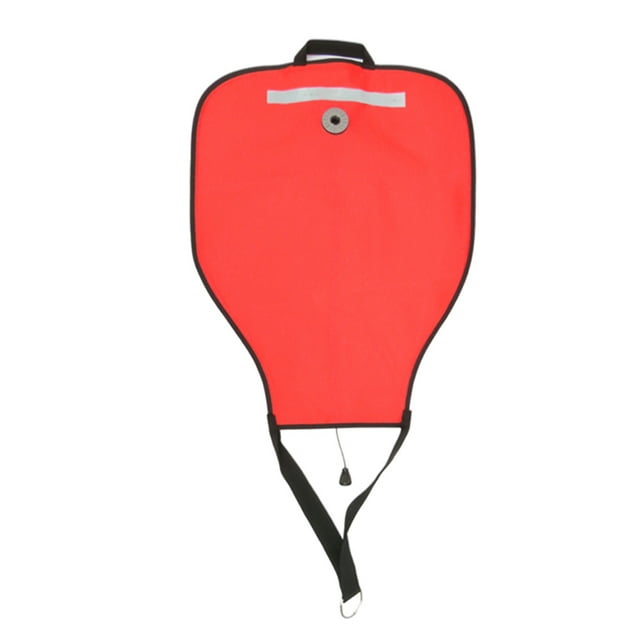 Greeniant Bolsa de elevación de salvamento para buceo submarino, equipo de saco de flotabilidad de rescate Deportes acuáticos Rojo