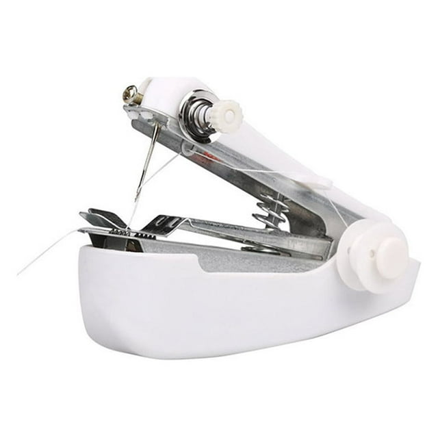 Mashaouyo Clearance Portable Needlework Cordless Mini Hand-Held Clothes Fabrics Sewing Machine