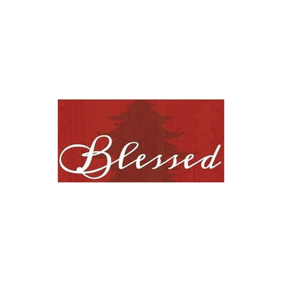 Blessed: A Red Hardcover Decorative Book for Decoration with Spine Text to Stack on Bookshelves, Decorate Coffee Tables,, (Hardcover)