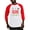 Red/White, variant on CafePress - Gi Joe Ugly Christmas Baseball Tee - Cotton Baseball Jersey, 3/4 Raglan Sleeve Shirt