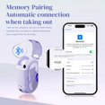 thumbnail image 3 of Heart Wireless Earbuds for Girls Kids, Cute Mini Tiny Small Invisible Earbuds Wireless Bluetooth for Small Ears Canals Women Rose Gold Kawai Blue Tooth Ear Buds for iPhone Android, 3 of 7