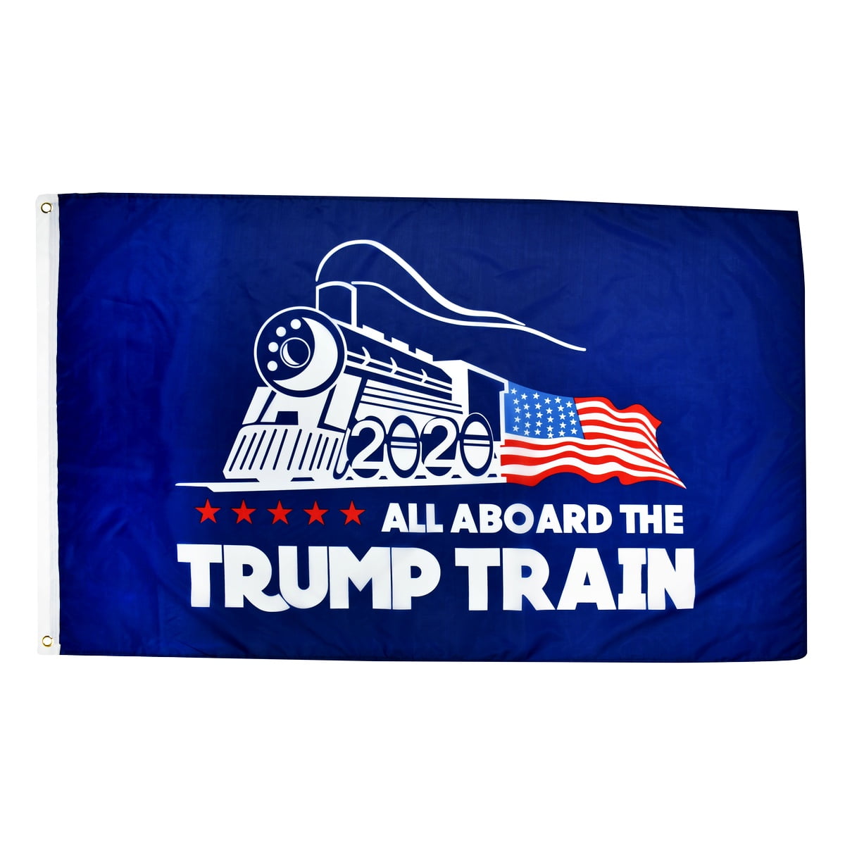 Small 12"x18" 2024 Donald Trump Save America Again Flag Blue MAGA Boat Car Bike