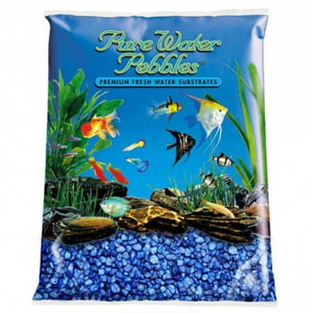 UPC: 0029904701158 | Pure Water Pebbles Aquarium Gravel – Marine Blue – 5 Lbs (3.1-6.3 Mm Grain)