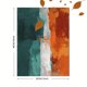 thumbnail image 3 of Qisvanset 12x16 Inch Abstract Swirl Canvas Print Wall Art, 3 of 5
