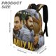 thumbnail image 3 of El Hombre de Familia-theme Backpack, Campus style schoolbag Bookbag with Adjustable Shoulder Straps And Large Zip Compartment, Unisex Travel Bags.42x30x15cm, 3 of 6
