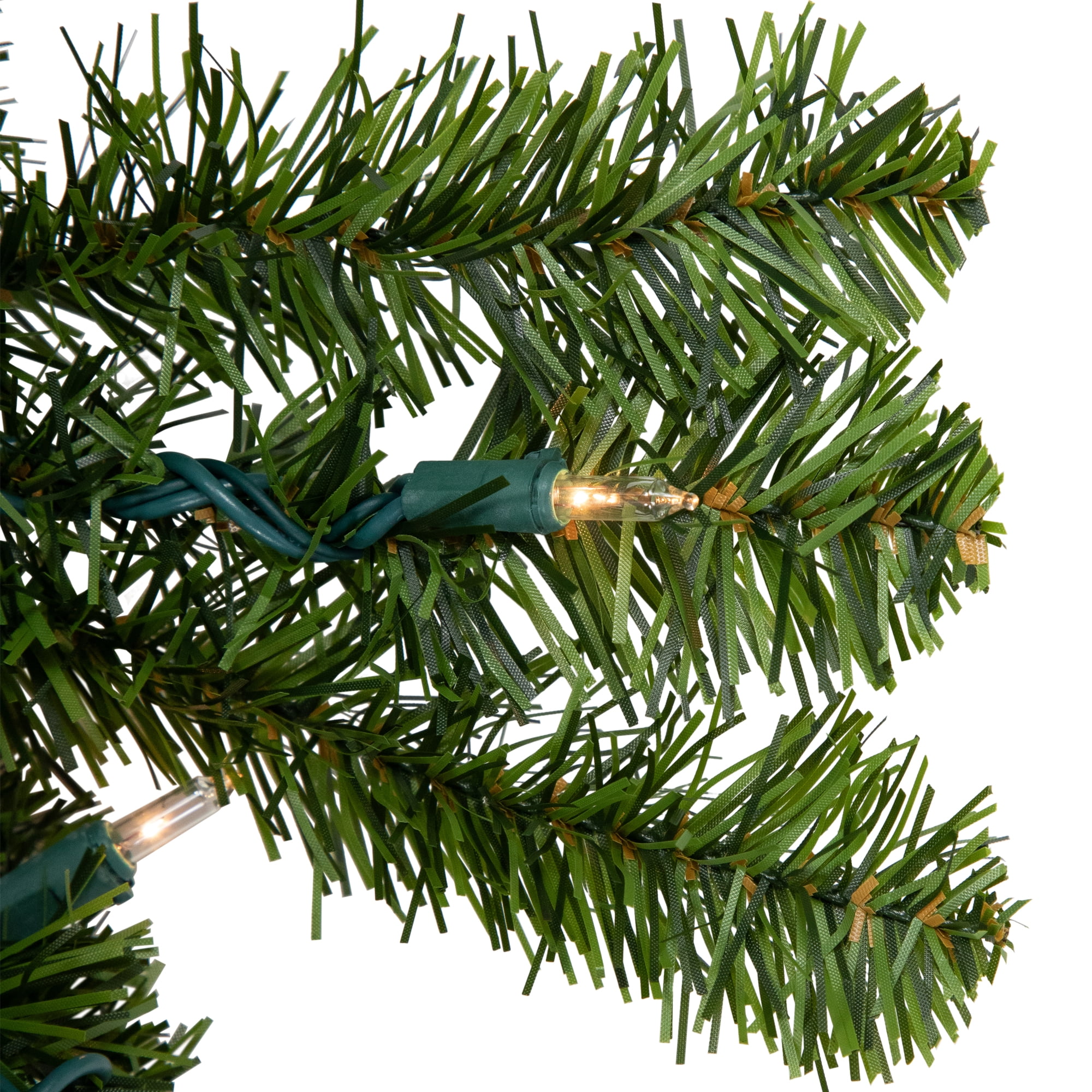 Northlight Pre Lit Artificial Canadian Pine Christmas Wreath