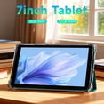 thumbnail image 2 of 7 inch Android 15 Tablet, 8GB RAM (3+5 Extended), 32GB ROM + 1TB Expandable, Dual Camera, IPS HD Display, 5G/WiFi 6, BT 5.0, with Premium Business Case, 2 of 7
