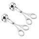 thumbnail image 1 of pinzas para hacer bolas de carne de acero inoxidable, herramientas de cocina, 2 unidades, 1 of 5