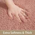 thumbnail image 3 of Luxury Long Bathroom Runner Rug, 24x72 Inch Thick Soft and Absorbent Microfiber Non Slip Bath Mat, Rubber Backing Quick Dry Rugs Carpets, Machine Washable Plush Mats for Shower Floor, Pink, 3 of 15