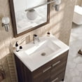 thumbnail image 5 of Eviva Lugano 30" Gray Oak Modern Bathroom Vanity with White Integrated Acrylic Sink, 5 of 7