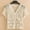 Beige, variant on Women’s Crochet Lace Short Sleeve Cardigan, Lightweight Open Front Knit Cover-Up, Summer V-Neck Button Down Sheer Top, Casual Beach Layering Shrug, Plus Size Available Sizes M–XXL