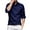 Navy, variant on JTieacloth Business Casual Shirt Men's Dress Shirts Solid Long Sleeve Stretch Formal Shirt Business Casual Button Down Shirts Black