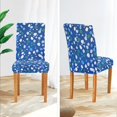 thumbnail image 3 of Yayeee 2 Pack Dining Chair Covers Stretch Parson Chairs Slipcovers Seat Protector, Green Dots, 3 of 6