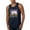Navy, variant on Happy Glamper | Fancy Camping Camper Van Caravan | Nature Lover Mens Sleeveless Top, Navy, L