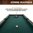 thumbnail image 6 of 7.25 ft Winstead Pool Table - Full Size Billiard Table with Complete Accessories Set, Green, by Barrington Billiards, 6 of 10
