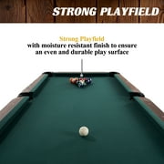 Barrington Billiards Winstead 87” Pool Table with Accessories Included, Green