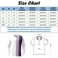 thumbnail image 3 of Vedolay Big and Tall Polo Shirts 2023 Long Sleeve Casual Lapel Neck Print Tops Blue,3XL, 3 of 4
