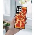 thumbnail image 5 of WIRESTER Shockproof Soft Rubber Cover Case for Samsung Galaxy S25 Ultra 6.8" 2025, Pepperoni Pizza, 5 of 5