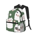 thumbnail image 2 of Fotbe Alpaca Faces Lightweight Casual Laptop Backpack for Men and Women, Daily use Waterproof backpack, Backpack for College, 2 of 8