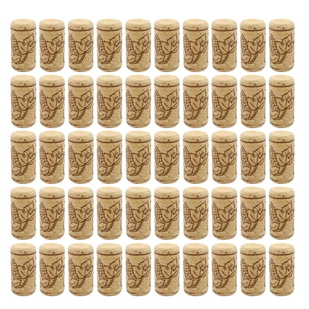 Tizuqe 50x Straight Corks Stoppers 44x22mm Natural Wood Corks for Bottle Wine Unique