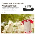 thumbnail image 3 of Toddmomy Outdoor Use Flagpole Rope 1 Set PP and Cotton Durable for Flag Raising 45.3x2.4in, 3 of 5