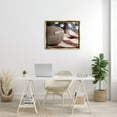thumbnail image 3 of Stupell Industries Football & American Flag Sports Photography Gold Floater Framed Art Print Wall Art, 31 x 25, 3 of 10