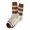 A-BW193, variant on Yuanlong Womens Retro Striped Crew Socks Soft Stretch Winter Thick Warm Mid Calf Casual Stylish Socks
