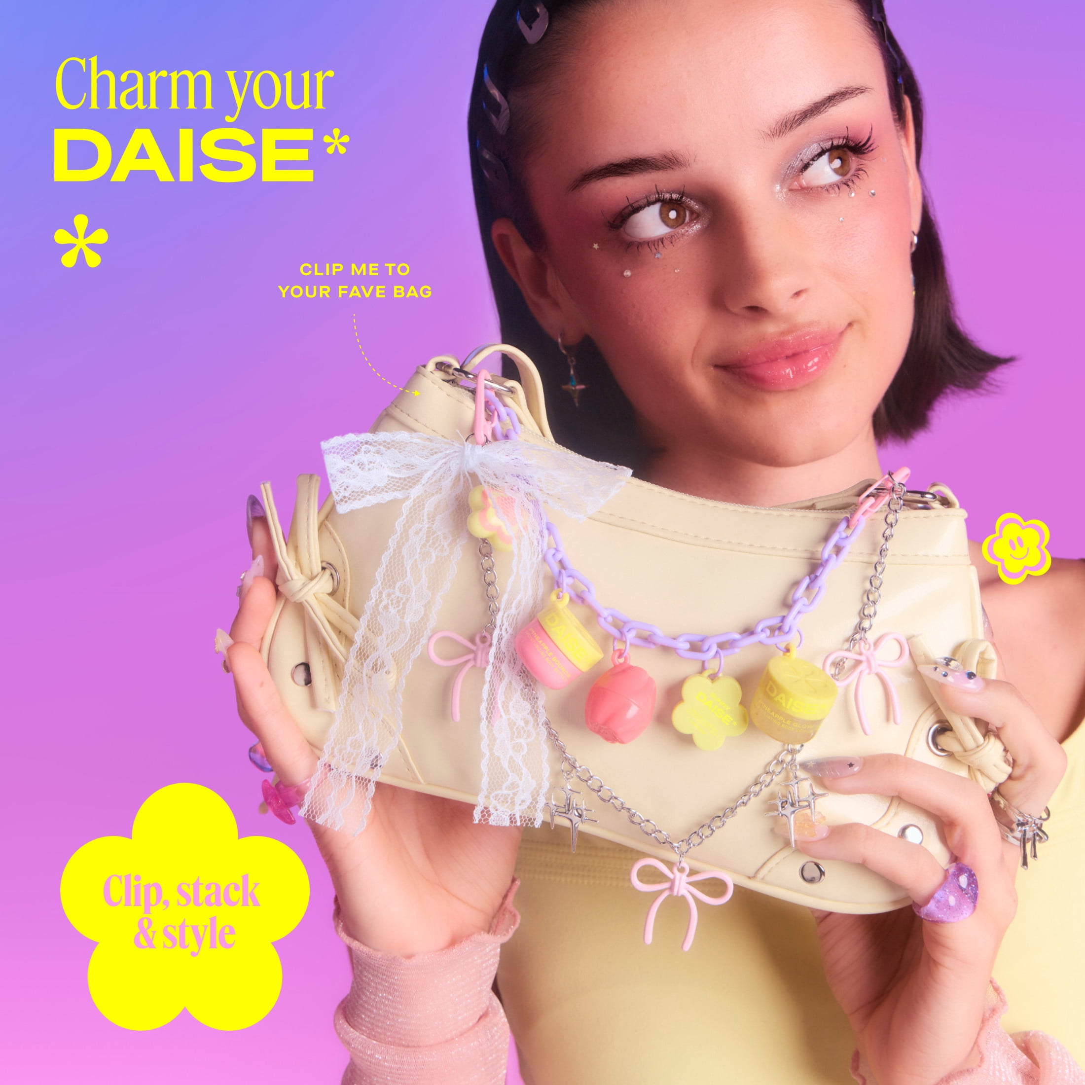 DAISE Mystery Charm Bracelet with Real Beauty Micro Minis, 9.3 g / 0.3 oz