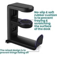 thumbnail image 4 of Soporte para auriculares con clip para cable, rotación de 360 grados, clip de resorte ajustable, 4 of 5
