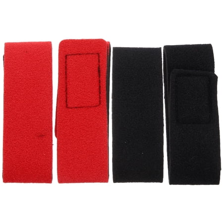 UPOUART 4Pcs Adjustable Colored Fishing Rod Carrying Straps Convenient Elastic Bands